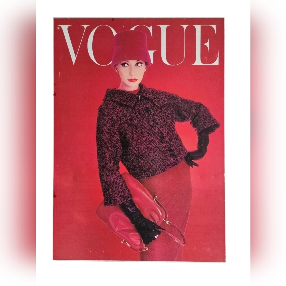 Vouge UK Aug 1956 Jean Cocteau autumn beauty print copy wall hanging.